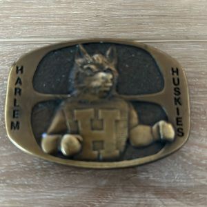 Harlem Huskies Belt Buckle